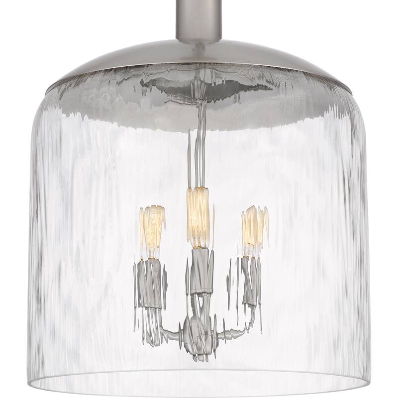 Selma 3-Light Brushed Nickel Pendant Light