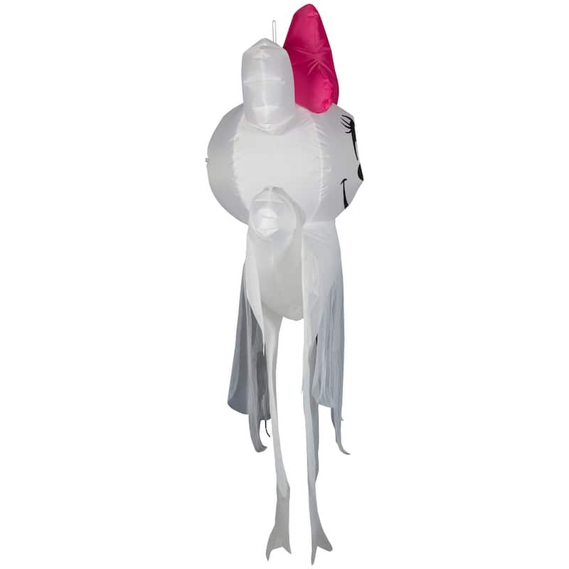 Gemmy Airblown Hanging Minnie Mouse Disney, 4 ft Tall, White