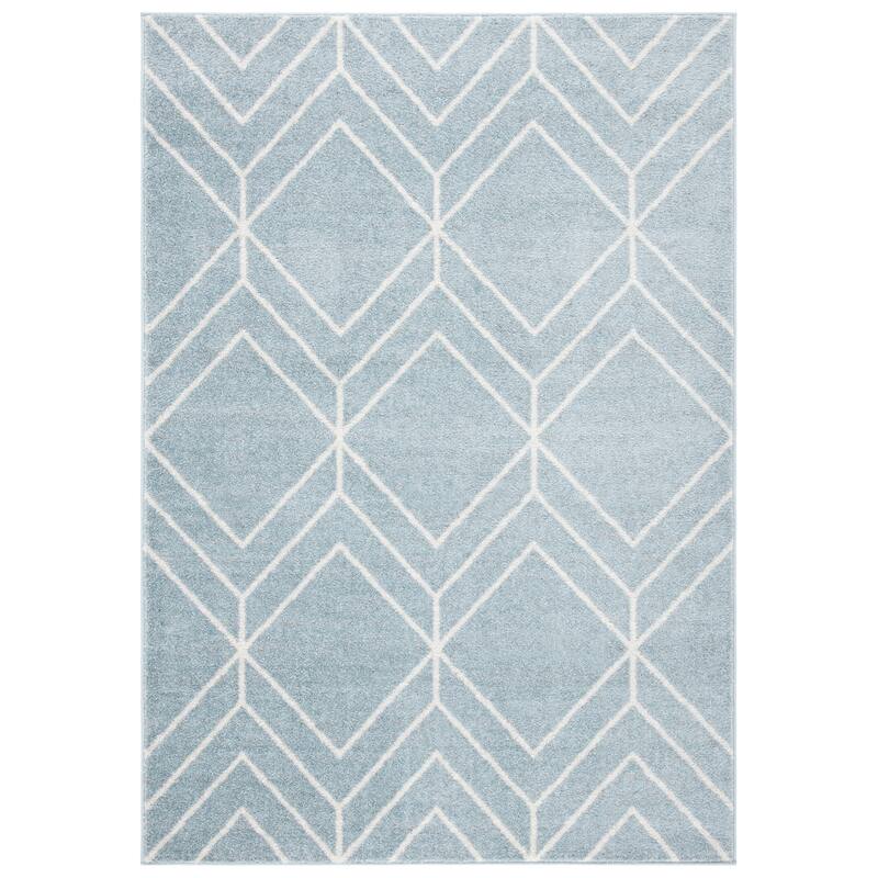 SAFAVIEH Adirondack Benilda Modern Geometric Rug - 2'6" x 4' - Blue/Ivory
