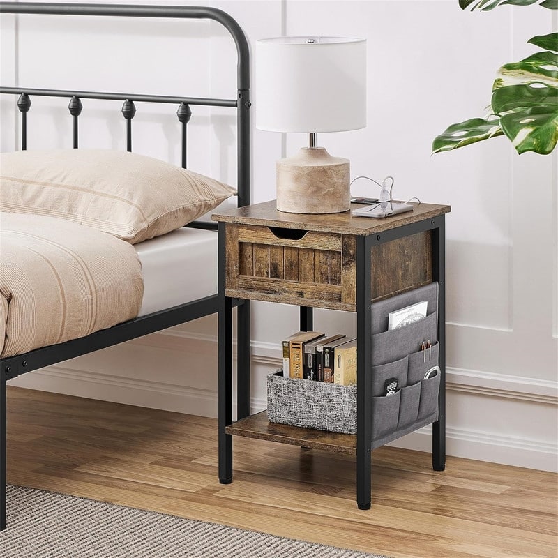 Nightstand with Charging Station