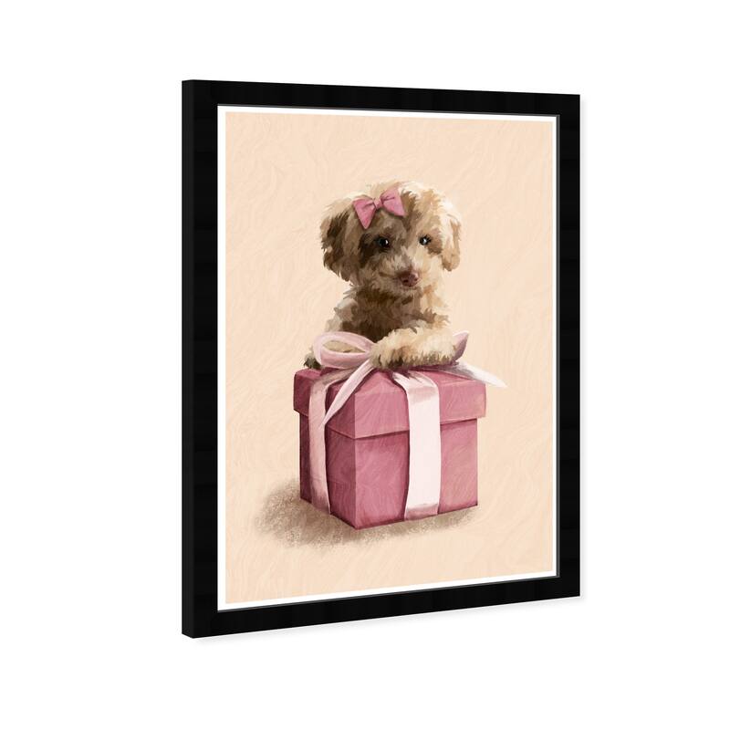Wynwood Studio Prints Animals Perfect Gift Pink and Modern & Contemporary Wall Art Canvas Print