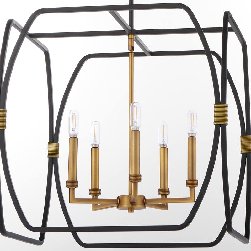 Quorum International 881-5 Bishop 5 Light 22" Wide Taper Candle