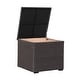 preview thumbnail 18 of 17, Outdoor Wicker Storage Box 90 Gallon Resin Deck Box