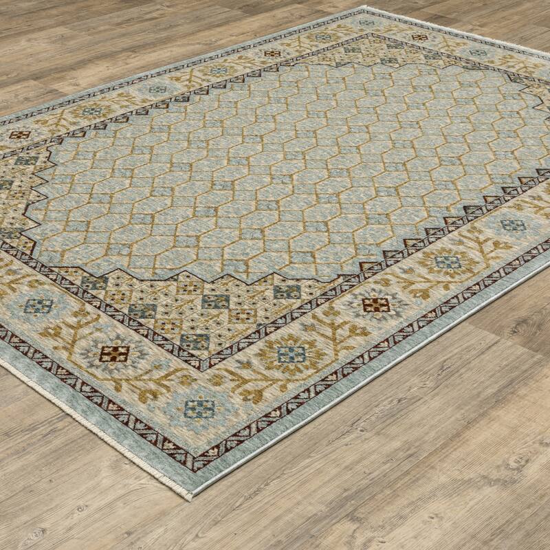 Style Haven Caiden Traditional Mosaic Center Area Rug