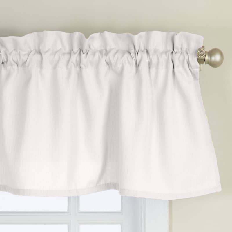 Opaque Ribcord Kitchen Curtain Pieces - Tiers/ Valances/ Swags