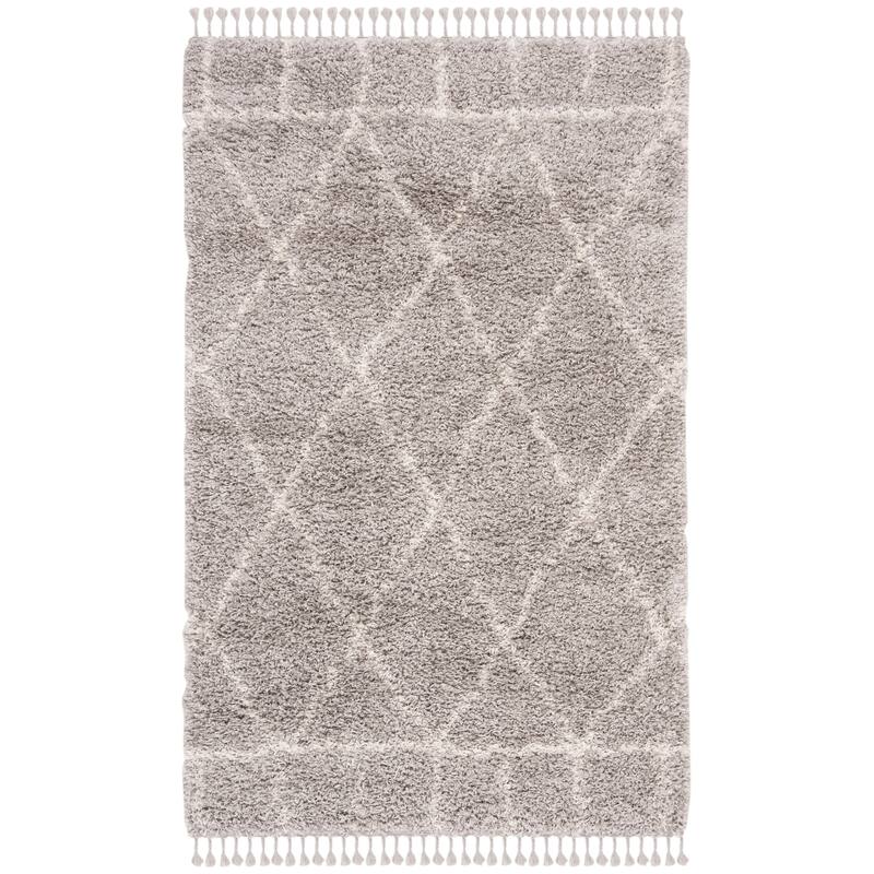 SAFAVIEH Pro Luxe Shag Yuna Moroccan Tassel 2.4-inch Thick