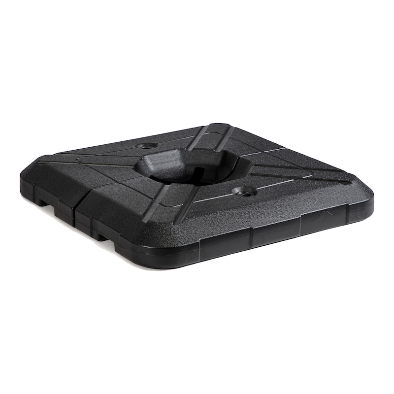 Furniture of America Maximus Outdoor Black Square Umbrella Base