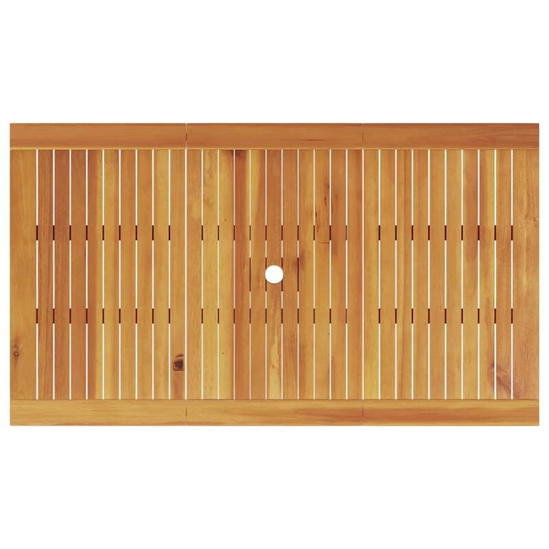 vidaXL Garden Dining Set 7 pcs Brown solid acacia wood - 31 x 55 x 29