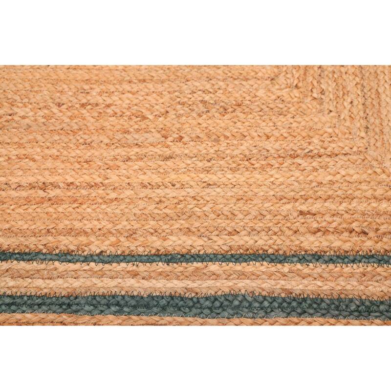 ECARPETGALLERY Flat-Weave Palas Denizli Tan Jute Rug - 4'7 x 6'8
