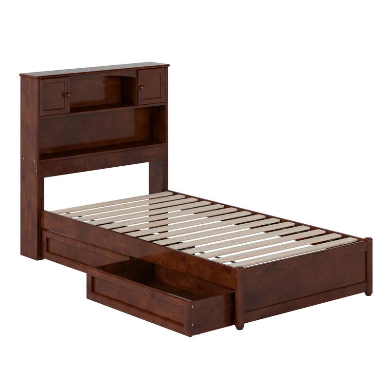 Hadley Platform Bed with Panel Footboard and Storage Drawers