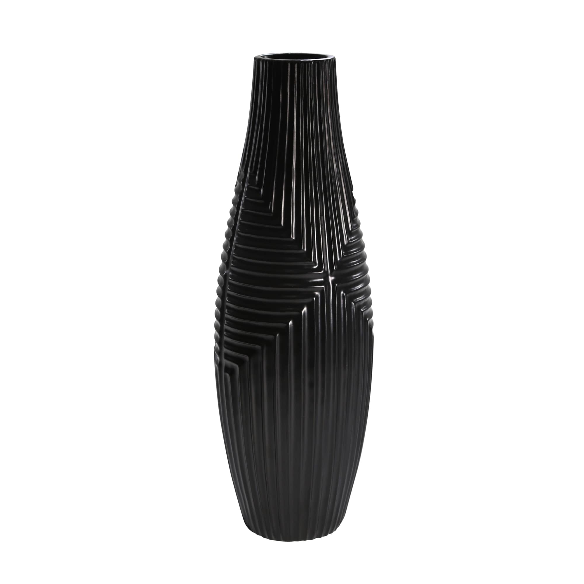 Sagebrook Home Ceramic Vase: Elevate Your Decor with Timeless Elegance, Ideal Centerpiece 