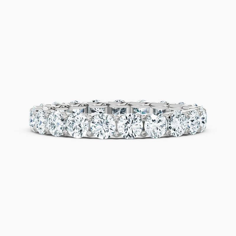 Auriya 14k Gold Round Lab Grown Diamond Eternity Band 2.10 - 9.75 ct. tw. (F-G, VS) - 2.10 ct. wt. - 6 - White