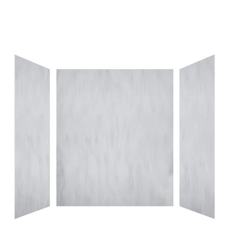 Transolid LWK604872 Lusso 72" H x 60" W x 48" D Three Wall Alcove