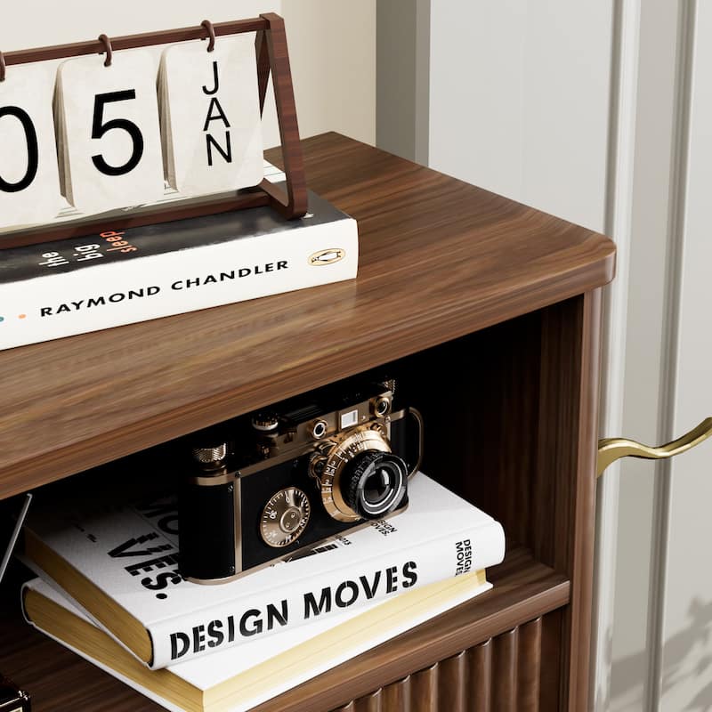 Tall Flip-Door Shoe Cabinet for Entryway & Hallway