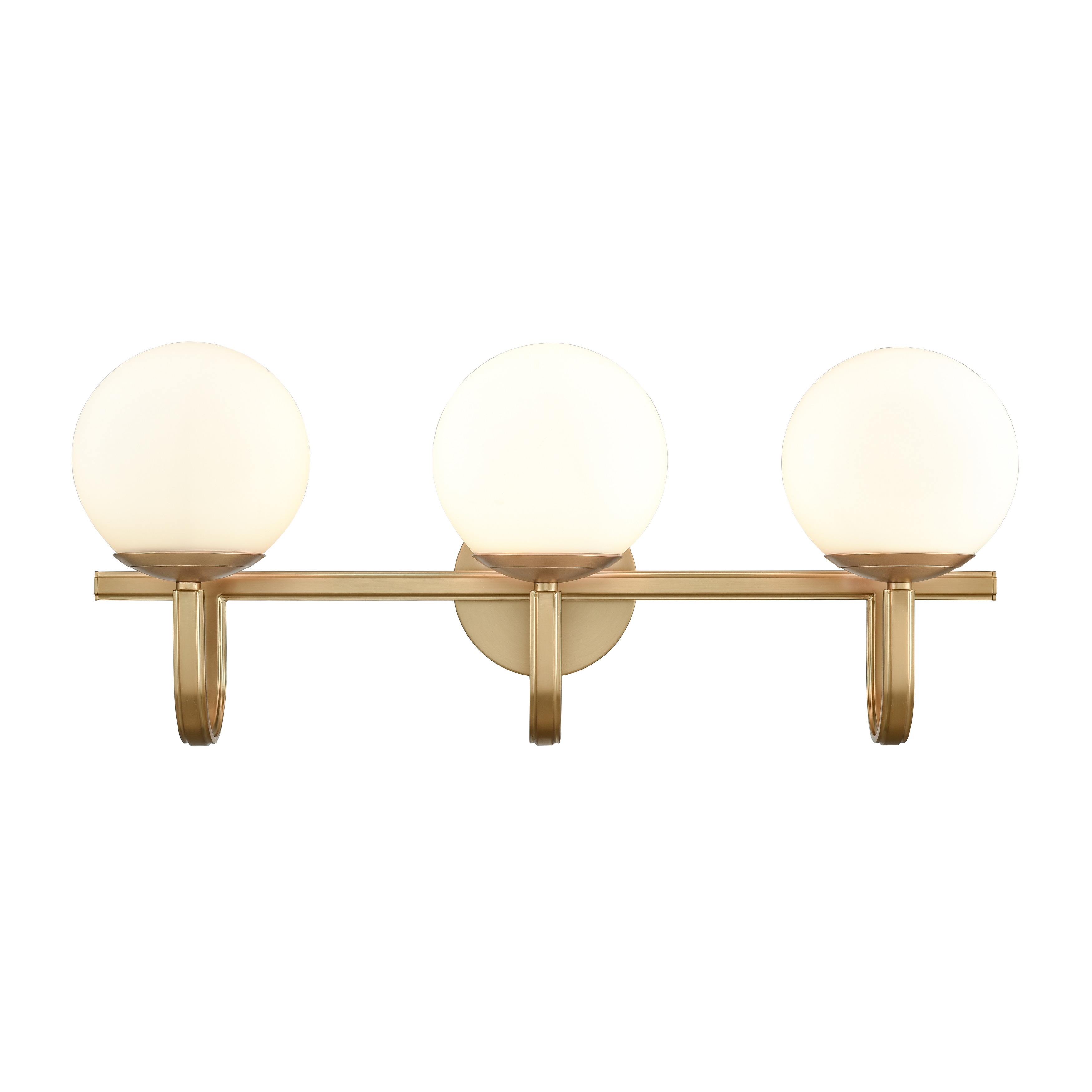 Elk Home Caroline Brushed Gold With Opal Glass 2 Light Vanity Light