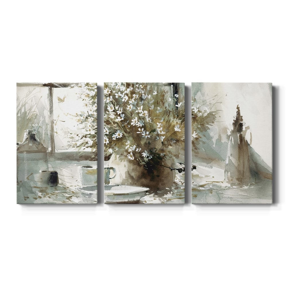 Daisy Still Life- Premium Gallery Wrapped Canvas - Ready to Hang