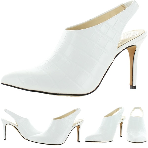 vince camuto white pumps