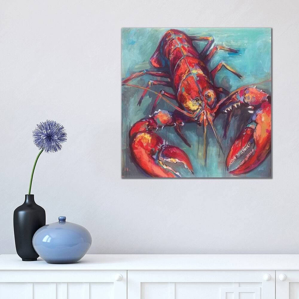 iCanvas "Lobster" by Jeanette Vertentes Canvas Print