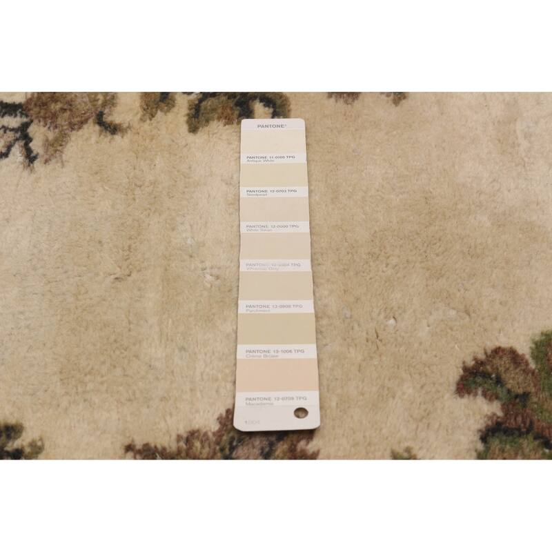 ECARPETGALLERY Hand-knotted Melis Vintage Cream Wool Rug - 5'3 x 8'8