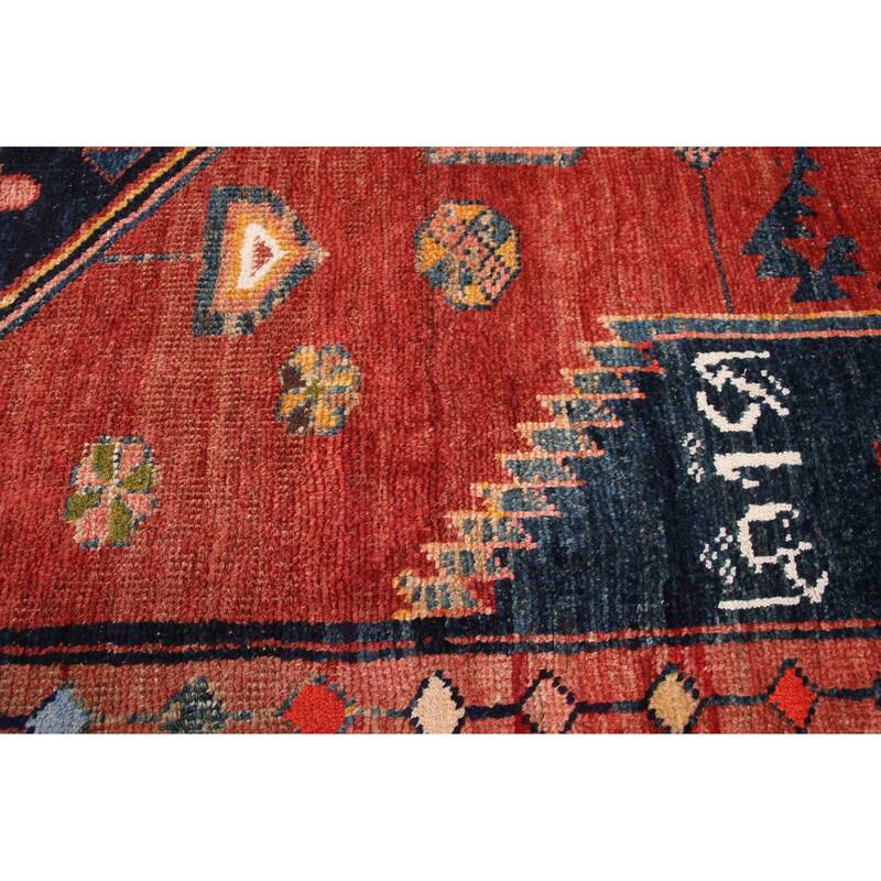 ECARPETGALLERY Hand-knotted Konya Anatolian Dark Red Wool Rug - 4'0 x 7'9