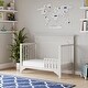 preview thumbnail 16 of 14, Safety 1st Cozy Snuggles Deluxe Dual 2-in-1 Baby Crib and Toddler Mattress, Waterproof and Stain Resistant Cover, White