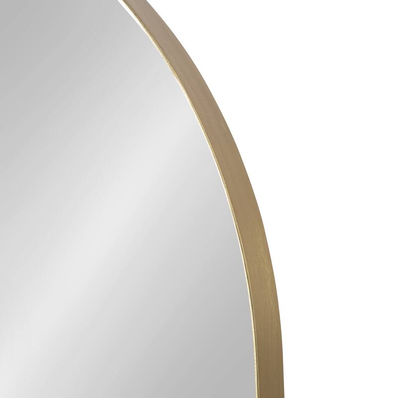 Kate and Laurel Peyson Framed Arch Mirror with Shelf