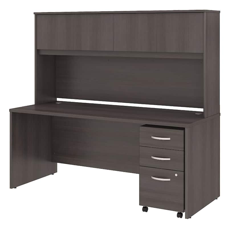 Studio C 72W Desk with Hutch and Drawers by Bush Business Furniture