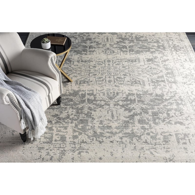 Livabliss Harput Updated Traditional Medallion Area Rug