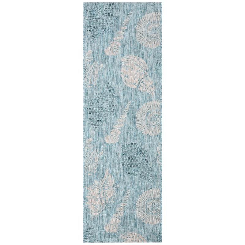 SAFAVIEH Courtyard Clemenza Indoor/ Outdoor Waterproof Patio Backyard Rug