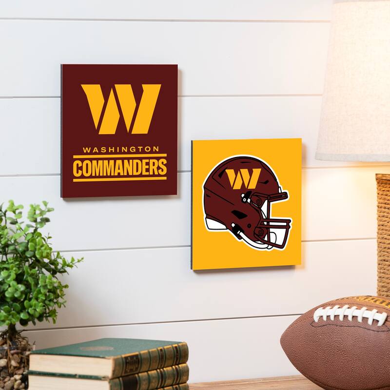 Washington Commanders Foam Core Wall Decor - White