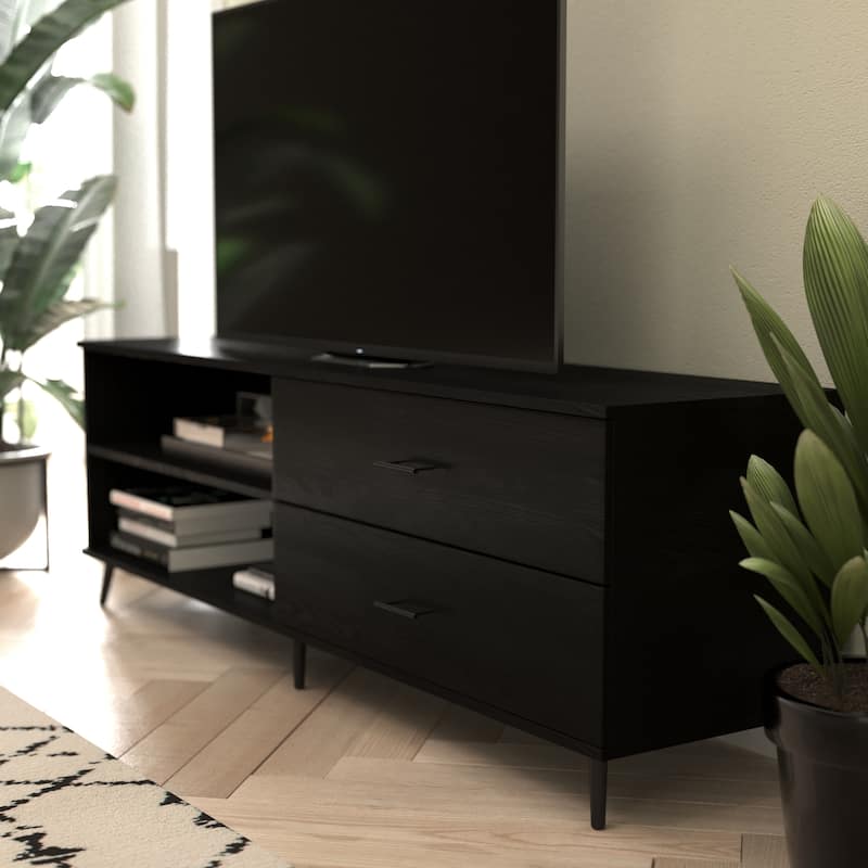 TV Stand for up to 60" TV's with Adjustable Shelf and Storage Drawers