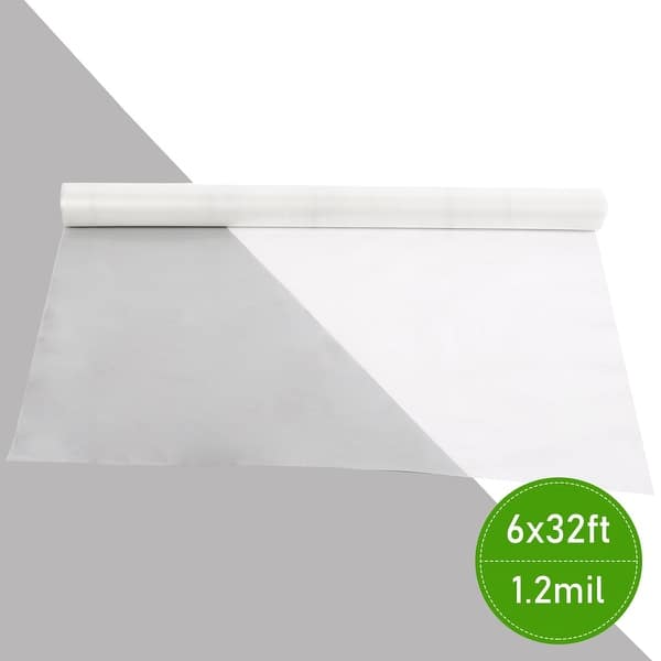 VEVOR 12 ft. x 25 ft. 6 Mil Greenhouse Film UV Resistant Superior