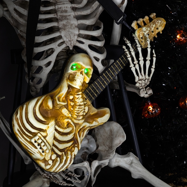 Skeleton guitar hanger cheap