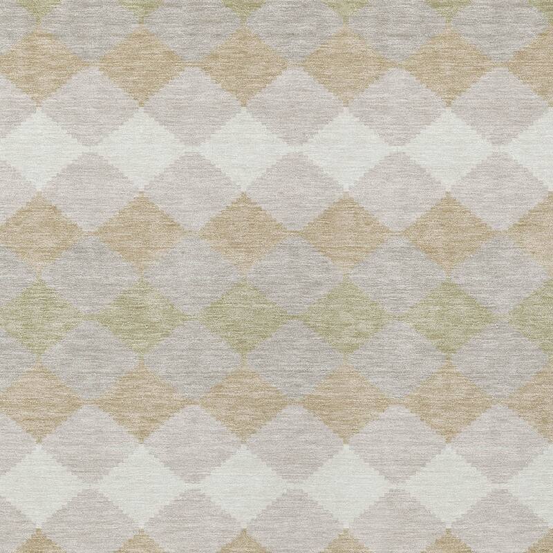 HomeRoots Geometric Transitional Rectangle Outdoor Rug