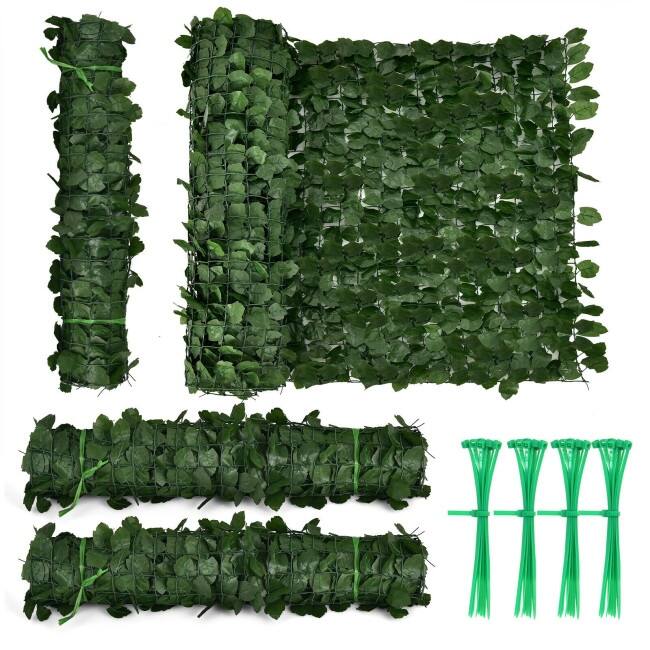 118 x 39 Inch Artificial Ivy Privacy Fence Screen for Fence Decor - 118" x 39.4" (L x W)