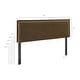 preview thumbnail 30 of 52, Camille Upholstered Striped Linen Blend Headboard