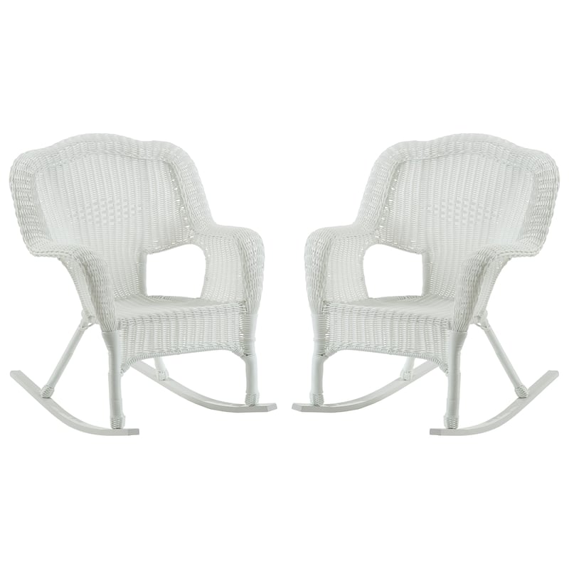 Maui Resin Wicker Porch Rocker (Set of 2)