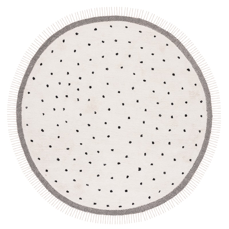 SAFAVIEH Easy Care Machine Washable Thieu Polka Dot Rug