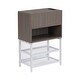 preview thumbnail 18 of 37, Metal Platform Bed Frame with Storage Cabinet and Cushioned Footrest