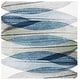 preview thumbnail 8 of 7, SAFAVIEH Hollywood Mergita Mid-Century Modern Abstract Rug 6'7" x 6'7" Square - Ivory/Blue