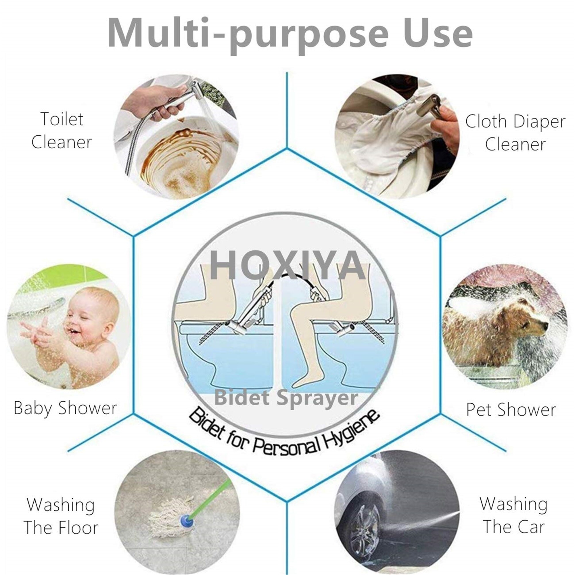 Shop Baby Cloth Diaper Sprayer Hand Held Bidet Spray For Potty