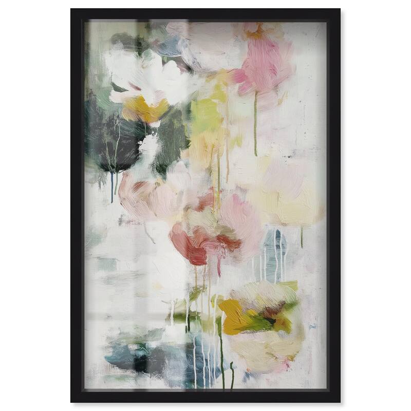 Dripping Colors III Shadowbox by Art Remedy - Black - 10" x 15"
