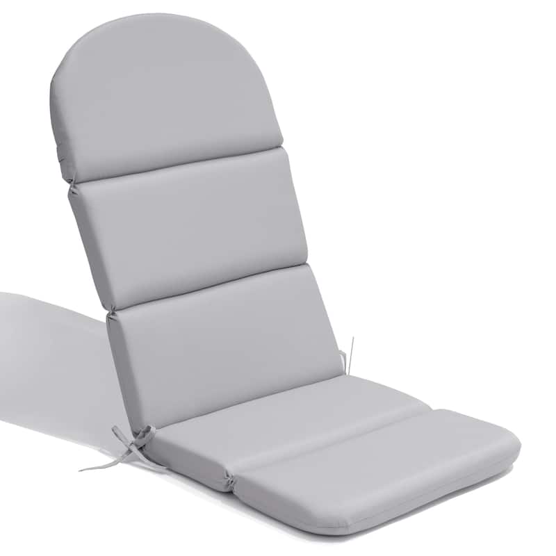 Outdoor Adirondack Chairs Cushion with Sunbrela Fabric - 1PC - LightGrey