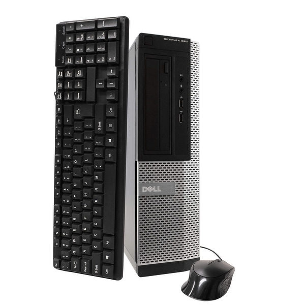Dell OP390 Intel i3 4GB 250GB HDD Windows 10 Home WiFi Desktop PC. Opens flyout.