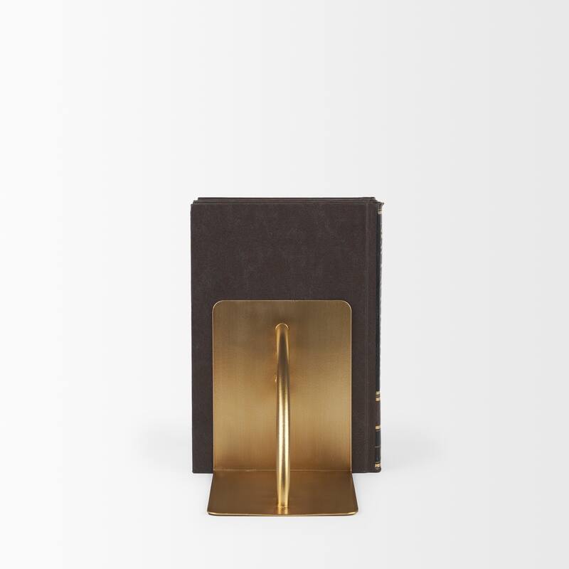 Hope Gold Metal Bookends