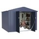 preview thumbnail 19 of 34, VEIKOUS Outdoor Metal Storage Shed with Lockable Door and Air Vents for Garden