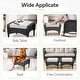 preview thumbnail 18 of 34, Outdoor Patio Ottoman with Seat Cushion