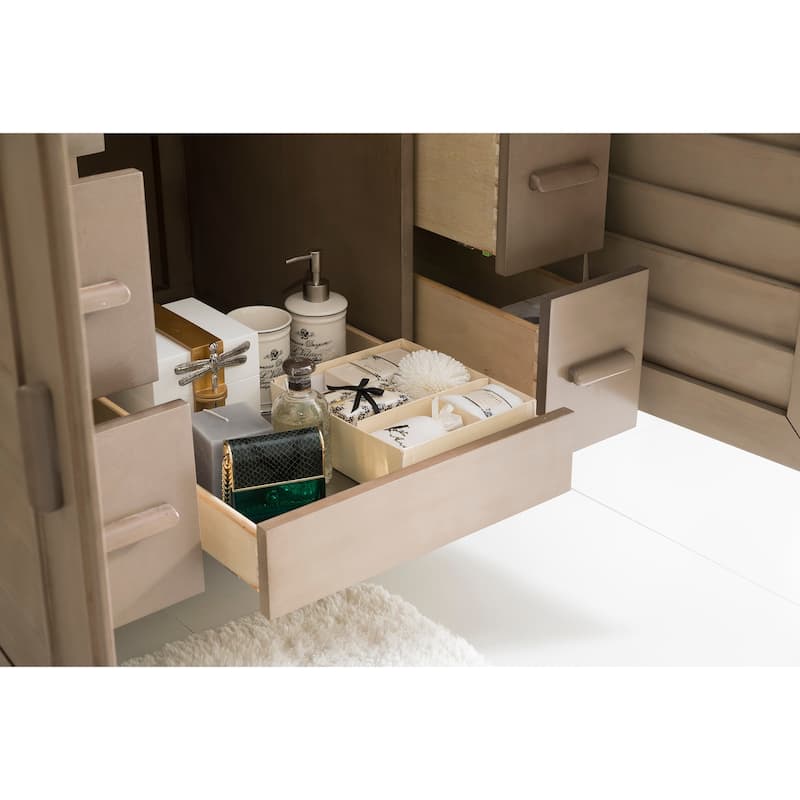 James Martin Vanities Portland 36" Single Vanity, Whitewashed Walnut - 36 x 23.5 x 34.3