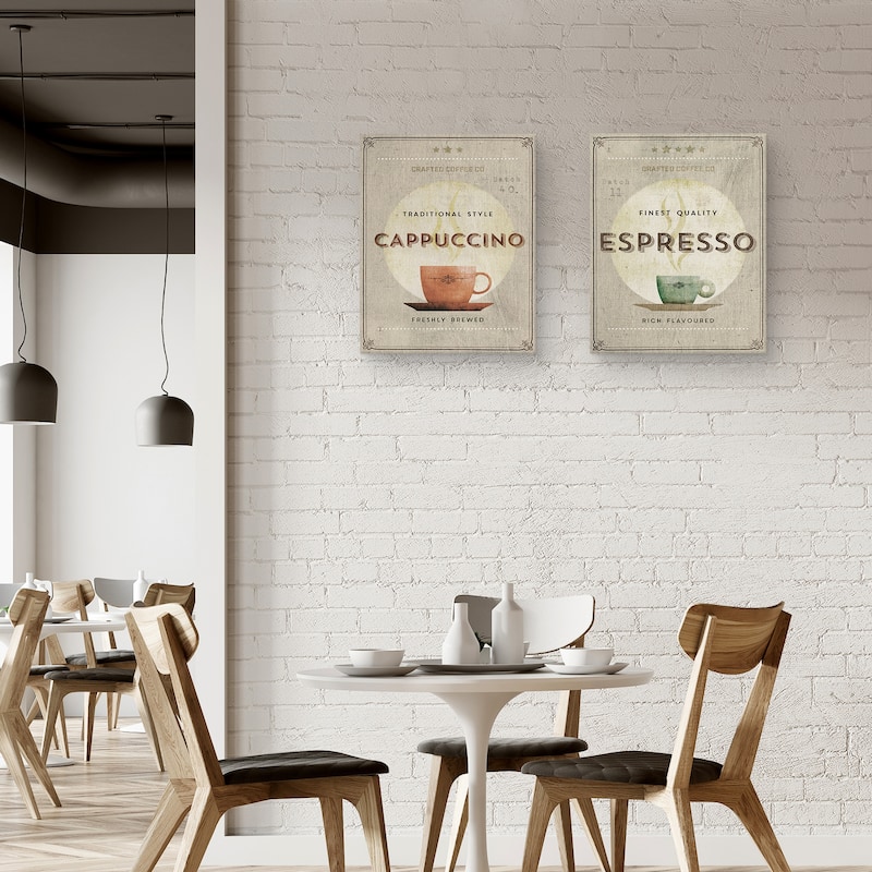 Crafted Coffee Co by Hens Teeth S/2 by Hens Teeth Canvas Art Prints