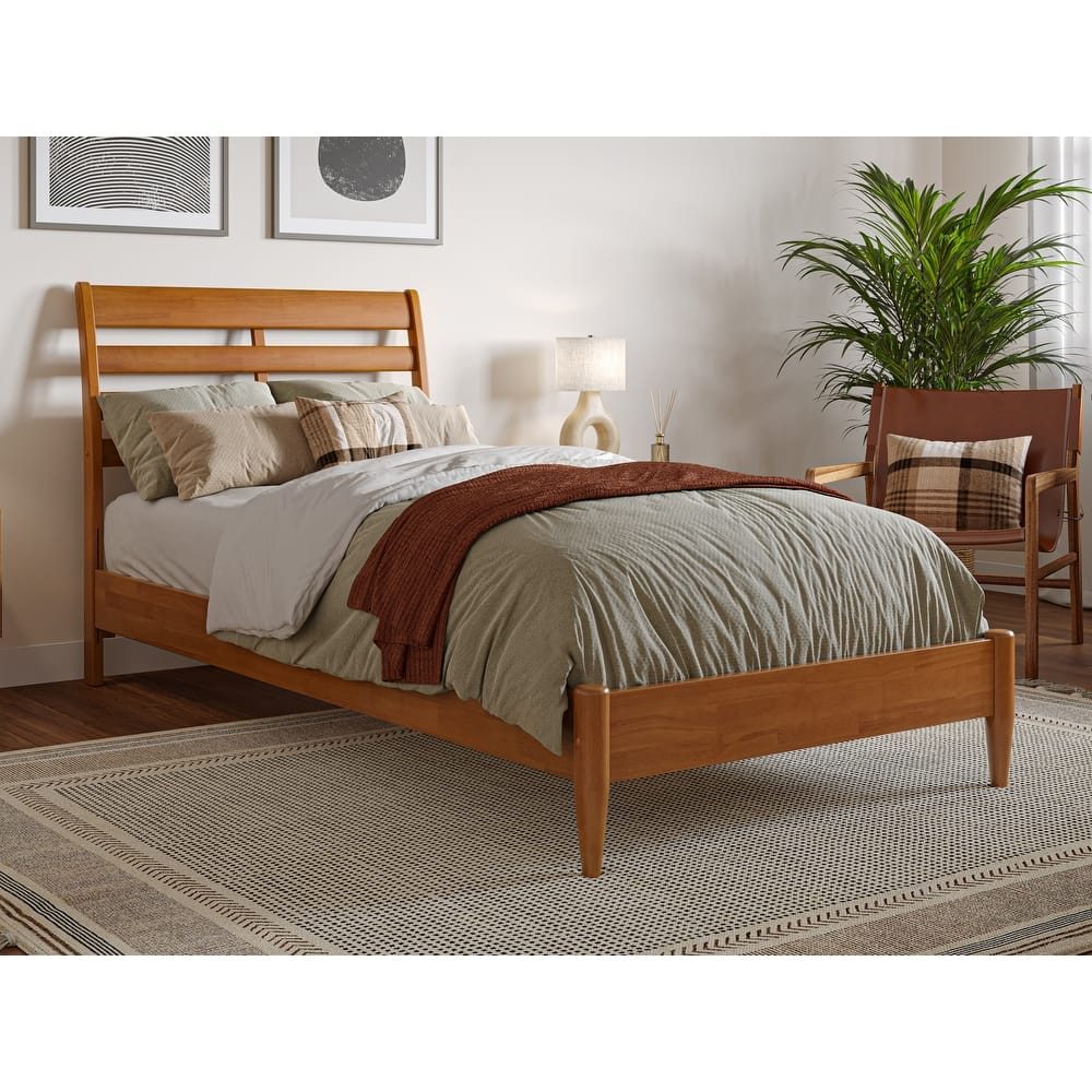Savannah Solid Wood Low Profile Platform Bed